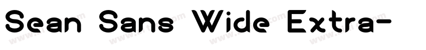 Sean Sans Wide Extra字体转换 Sean Sans Wide Extra字体转换